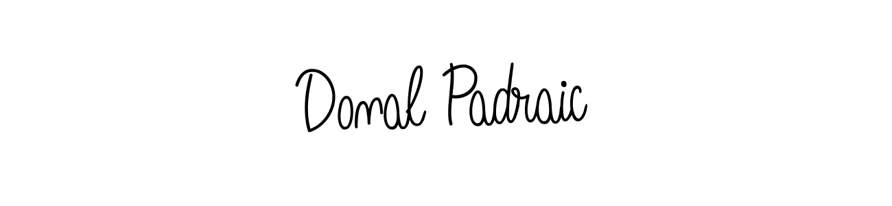 Design your own signature with our free online signature maker. With this signature software, you can create a handwritten (Angelique-Rose-font-FFP) signature for name Donal Padraic. Donal Padraic signature style 5 images and pictures png
