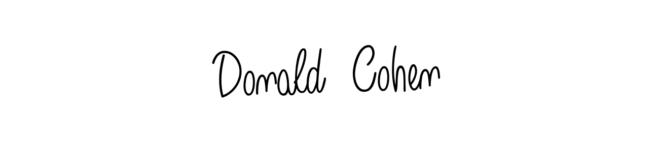 Create a beautiful signature design for name Donald  Cohen. With this signature (Angelique-Rose-font-FFP) fonts, you can make a handwritten signature for free. Donald  Cohen signature style 5 images and pictures png