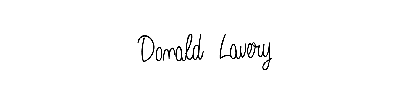 Donald  Lavery stylish signature style. Best Handwritten Sign (Angelique-Rose-font-FFP) for my name. Handwritten Signature Collection Ideas for my name Donald  Lavery. Donald  Lavery signature style 5 images and pictures png