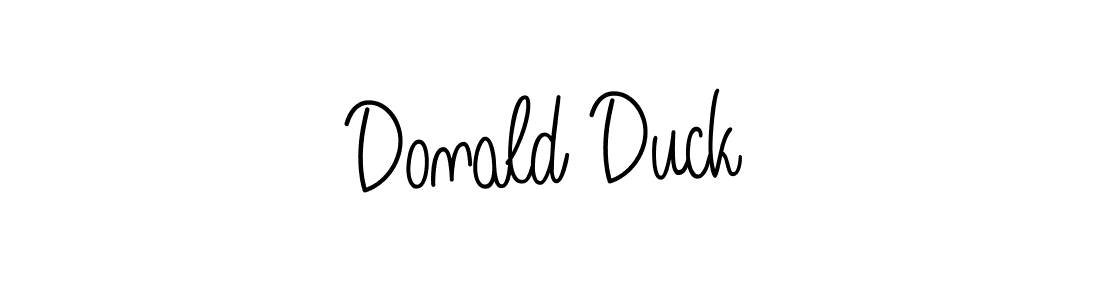 How to Draw Donald Duck signature style? Angelique-Rose-font-FFP is a latest design signature styles for name Donald Duck. Donald Duck signature style 5 images and pictures png