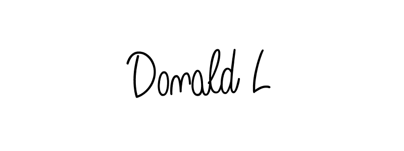 How to make Donald L signature? Angelique-Rose-font-FFP is a professional autograph style. Create handwritten signature for Donald L name. Donald L signature style 5 images and pictures png