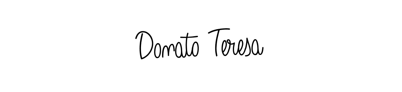 Also we have Donato Teresa name is the best signature style. Create professional handwritten signature collection using Angelique-Rose-font-FFP autograph style. Donato Teresa signature style 5 images and pictures png