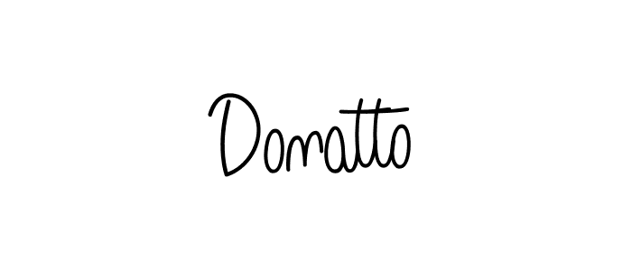 Also we have Donatto name is the best signature style. Create professional handwritten signature collection using Angelique-Rose-font-FFP autograph style. Donatto signature style 5 images and pictures png