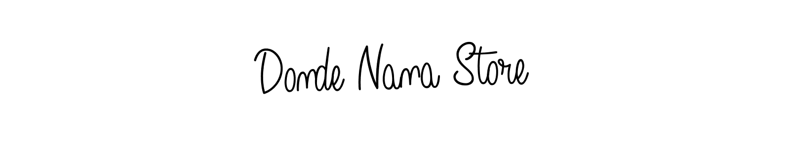 Also You can easily find your signature by using the search form. We will create Donde Nana Store name handwritten signature images for you free of cost using Angelique-Rose-font-FFP sign style. Donde Nana Store signature style 5 images and pictures png