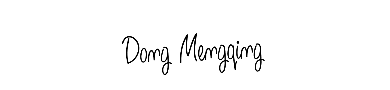 Also You can easily find your signature by using the search form. We will create Dong Mengqing name handwritten signature images for you free of cost using Angelique-Rose-font-FFP sign style. Dong Mengqing signature style 5 images and pictures png