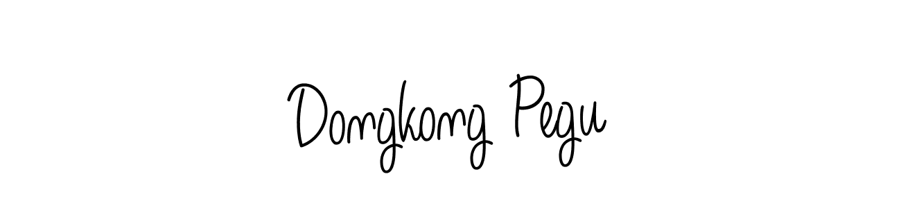 Angelique-Rose-font-FFP is a professional signature style that is perfect for those who want to add a touch of class to their signature. It is also a great choice for those who want to make their signature more unique. Get Dongkong Pegu name to fancy signature for free. Dongkong Pegu signature style 5 images and pictures png