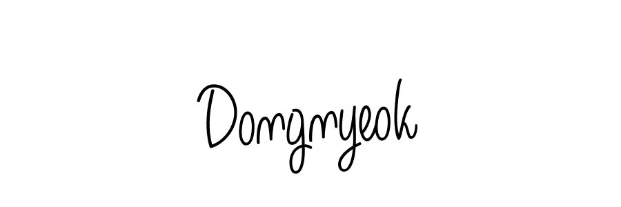 Angelique-Rose-font-FFP is a professional signature style that is perfect for those who want to add a touch of class to their signature. It is also a great choice for those who want to make their signature more unique. Get Dongnyeok name to fancy signature for free. Dongnyeok signature style 5 images and pictures png