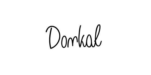 Make a beautiful signature design for name Donkal. Use this online signature maker to create a handwritten signature for free. Donkal signature style 5 images and pictures png