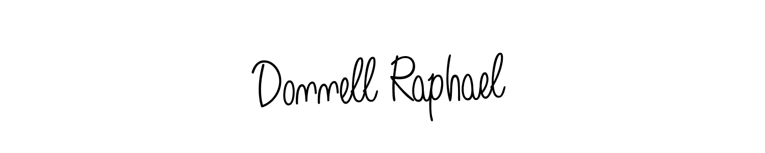 How to Draw Donnell Raphael signature style? Angelique-Rose-font-FFP is a latest design signature styles for name Donnell Raphael. Donnell Raphael signature style 5 images and pictures png