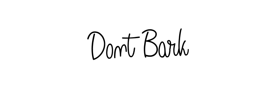 Create a beautiful signature design for name Dont Bark. With this signature (Angelique-Rose-font-FFP) fonts, you can make a handwritten signature for free. Dont Bark signature style 5 images and pictures png