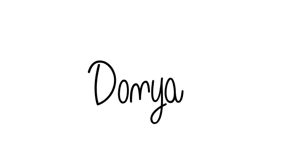 How to Draw Donya  signature style? Angelique-Rose-font-FFP is a latest design signature styles for name Donya . Donya  signature style 5 images and pictures png