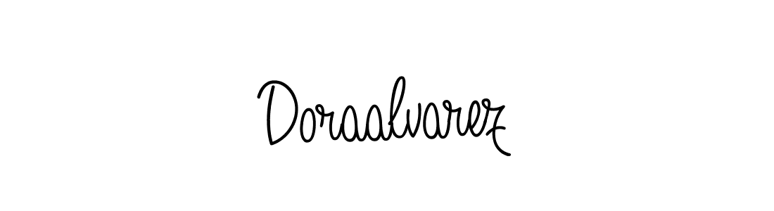 Angelique-Rose-font-FFP is a professional signature style that is perfect for those who want to add a touch of class to their signature. It is also a great choice for those who want to make their signature more unique. Get Doraalvarez name to fancy signature for free. Doraalvarez signature style 5 images and pictures png