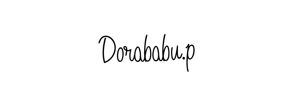 Also we have Dorababu.p name is the best signature style. Create professional handwritten signature collection using Angelique-Rose-font-FFP autograph style. Dorababu.p signature style 5 images and pictures png