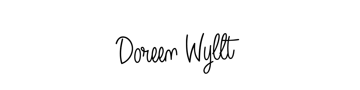 Similarly Angelique-Rose-font-FFP is the best handwritten signature design. Signature creator online .You can use it as an online autograph creator for name Doreen Wyllt. Doreen Wyllt signature style 5 images and pictures png