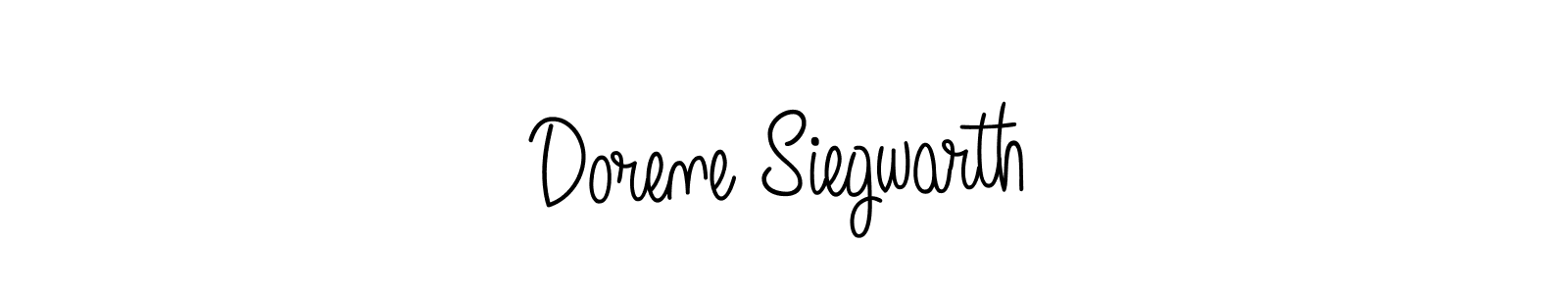 Make a beautiful signature design for name Dorene Siegwarth. Use this online signature maker to create a handwritten signature for free. Dorene Siegwarth signature style 5 images and pictures png