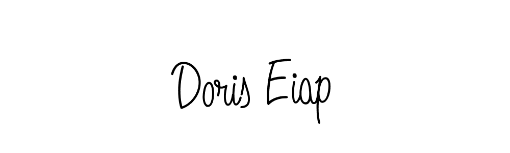 Make a beautiful signature design for name Doris Eiap. With this signature (Angelique-Rose-font-FFP) style, you can create a handwritten signature for free. Doris Eiap signature style 5 images and pictures png