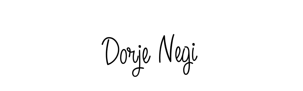 How to make Dorje Negi signature? Angelique-Rose-font-FFP is a professional autograph style. Create handwritten signature for Dorje Negi name. Dorje Negi signature style 5 images and pictures png