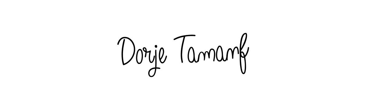 You can use this online signature creator to create a handwritten signature for the name Dorje Tamanf. This is the best online autograph maker. Dorje Tamanf signature style 5 images and pictures png