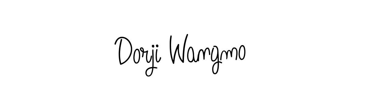 Once you've used our free online signature maker to create your best signature Angelique-Rose-font-FFP style, it's time to enjoy all of the benefits that Dorji Wangmo name signing documents. Dorji Wangmo signature style 5 images and pictures png