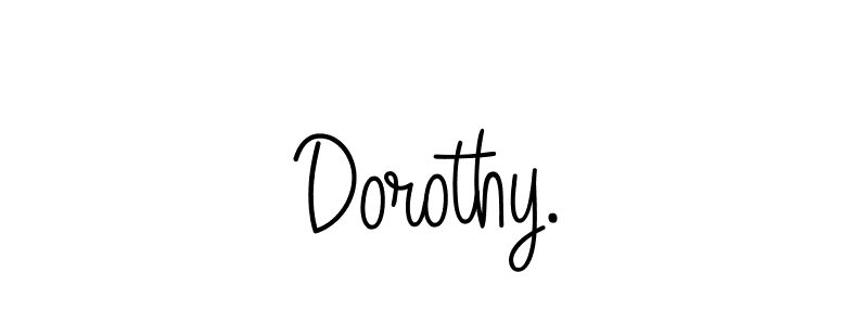 The best way (Angelique-Rose-font-FFP) to make a short signature is to pick only two or three words in your name. The name Dorothy. include a total of six letters. For converting this name. Dorothy. signature style 5 images and pictures png