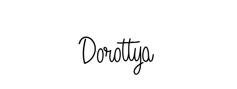 How to make Dorottya signature? Angelique-Rose-font-FFP is a professional autograph style. Create handwritten signature for Dorottya name. Dorottya signature style 5 images and pictures png