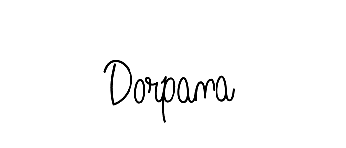 Use a signature maker to create a handwritten signature online. With this signature software, you can design (Angelique-Rose-font-FFP) your own signature for name Dorpana. Dorpana signature style 5 images and pictures png