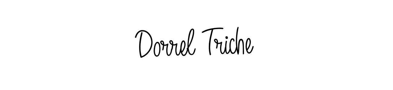 Once you've used our free online signature maker to create your best signature Angelique-Rose-font-FFP style, it's time to enjoy all of the benefits that Dorrel Triche name signing documents. Dorrel Triche signature style 5 images and pictures png