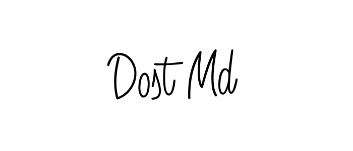 Best and Professional Signature Style for Dost Md. Angelique-Rose-font-FFP Best Signature Style Collection. Dost Md signature style 5 images and pictures png