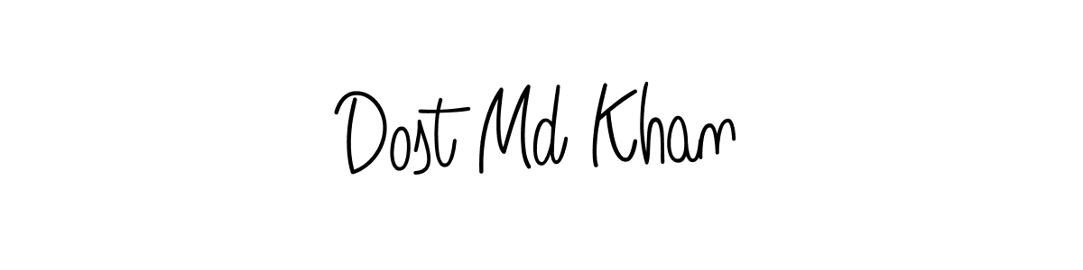 This is the best signature style for the Dost Md Khan name. Also you like these signature font (Angelique-Rose-font-FFP). Mix name signature. Dost Md Khan signature style 5 images and pictures png