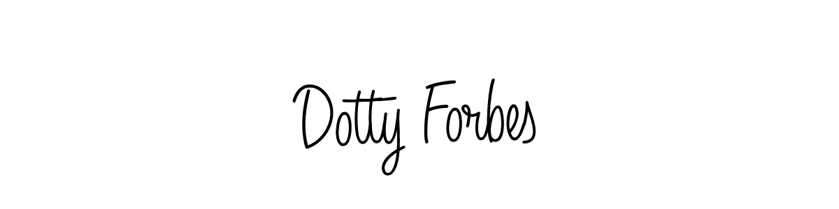 Best and Professional Signature Style for Dotty Forbes. Angelique-Rose-font-FFP Best Signature Style Collection. Dotty Forbes signature style 5 images and pictures png