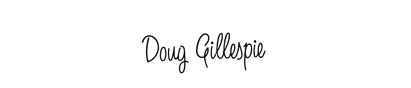 Make a beautiful signature design for name Doug Gillespie. With this signature (Angelique-Rose-font-FFP) style, you can create a handwritten signature for free. Doug Gillespie signature style 5 images and pictures png