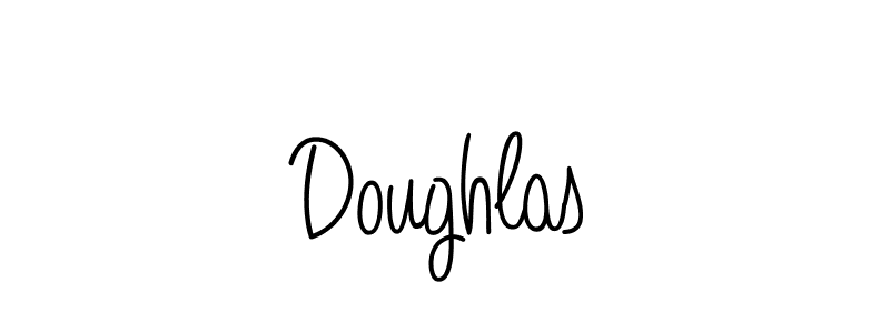Make a beautiful signature design for name Doughlas. With this signature (Angelique-Rose-font-FFP) style, you can create a handwritten signature for free. Doughlas signature style 5 images and pictures png