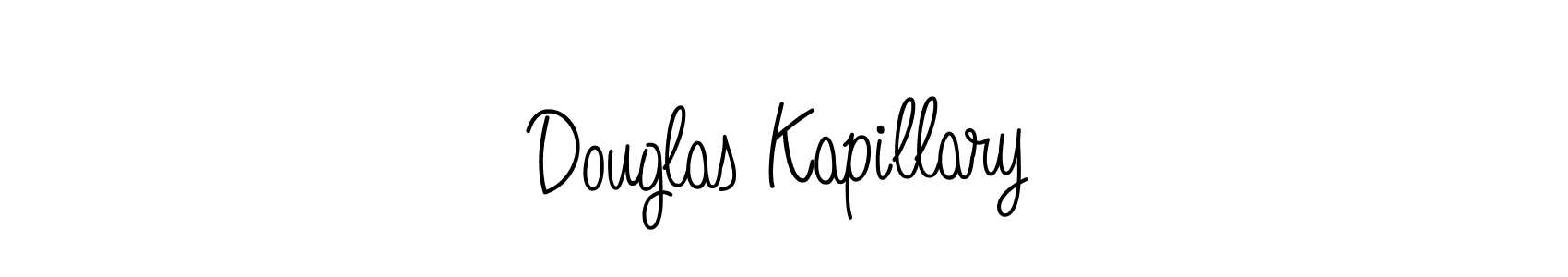 Make a beautiful signature design for name Douglas Kapillary. With this signature (Angelique-Rose-font-FFP) style, you can create a handwritten signature for free. Douglas Kapillary signature style 5 images and pictures png