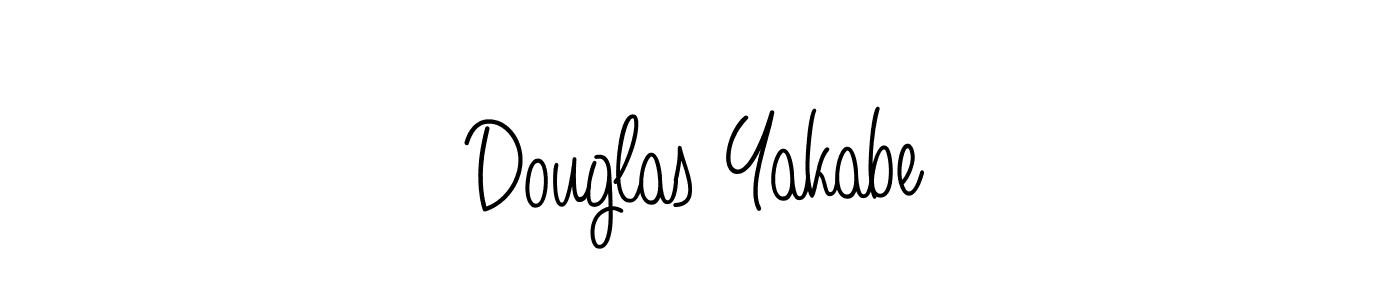 Create a beautiful signature design for name Douglas Yakabe. With this signature (Angelique-Rose-font-FFP) fonts, you can make a handwritten signature for free. Douglas Yakabe signature style 5 images and pictures png