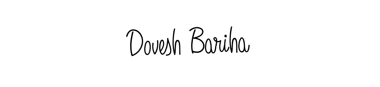 Here are the top 10 professional signature styles for the name Dovesh Bariha. These are the best autograph styles you can use for your name. Dovesh Bariha signature style 5 images and pictures png