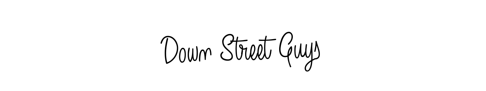 The best way (Angelique-Rose-font-FFP) to make a short signature is to pick only two or three words in your name. The name Down Street Guys include a total of six letters. For converting this name. Down Street Guys signature style 5 images and pictures png