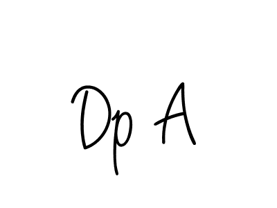 The best way (Angelique-Rose-font-FFP) to make a short signature is to pick only two or three words in your name. The name Dp A include a total of six letters. For converting this name. Dp A signature style 5 images and pictures png