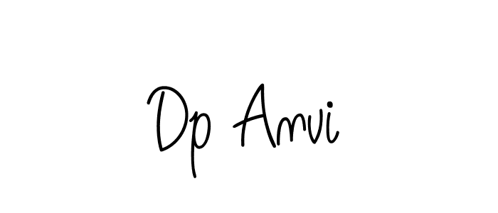 You should practise on your own different ways (Angelique-Rose-font-FFP) to write your name (Dp Anvi) in signature. don't let someone else do it for you. Dp Anvi signature style 5 images and pictures png