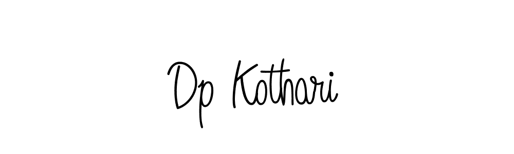 Make a beautiful signature design for name Dp Kothari. Use this online signature maker to create a handwritten signature for free. Dp Kothari signature style 5 images and pictures png