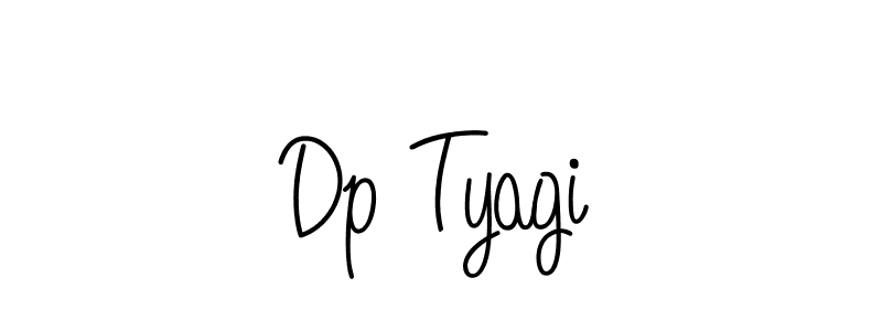 Make a beautiful signature design for name Dp Tyagi. With this signature (Angelique-Rose-font-FFP) style, you can create a handwritten signature for free. Dp Tyagi signature style 5 images and pictures png