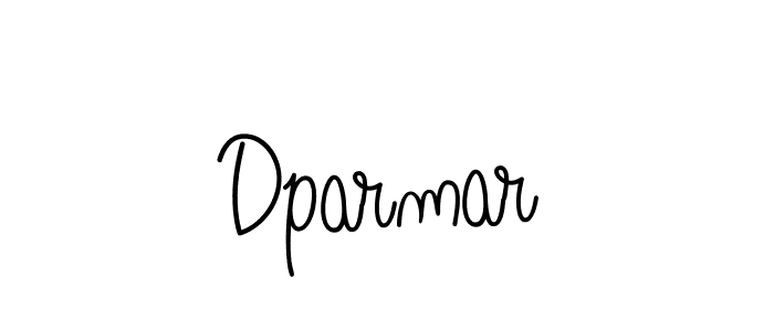 You should practise on your own different ways (Angelique-Rose-font-FFP) to write your name (Dparmar) in signature. don't let someone else do it for you. Dparmar signature style 5 images and pictures png