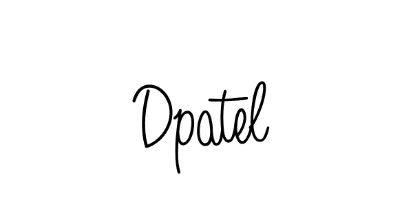 Make a beautiful signature design for name Dpatel. Use this online signature maker to create a handwritten signature for free. Dpatel signature style 5 images and pictures png
