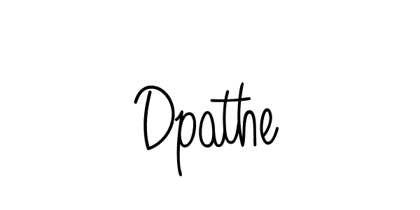 Also we have Dpathe name is the best signature style. Create professional handwritten signature collection using Angelique-Rose-font-FFP autograph style. Dpathe signature style 5 images and pictures png