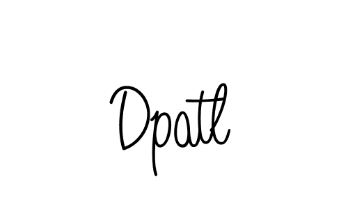 Angelique-Rose-font-FFP is a professional signature style that is perfect for those who want to add a touch of class to their signature. It is also a great choice for those who want to make their signature more unique. Get Dpatl name to fancy signature for free. Dpatl signature style 5 images and pictures png