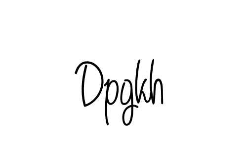 Make a beautiful signature design for name Dpgkh. Use this online signature maker to create a handwritten signature for free. Dpgkh signature style 5 images and pictures png