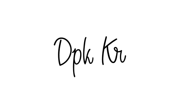 Once you've used our free online signature maker to create your best signature Angelique-Rose-font-FFP style, it's time to enjoy all of the benefits that Dpk Kr name signing documents. Dpk Kr signature style 5 images and pictures png