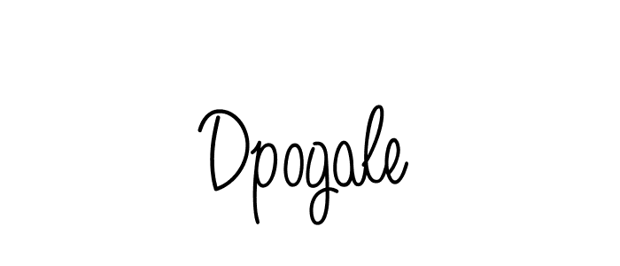 Here are the top 10 professional signature styles for the name Dpogale. These are the best autograph styles you can use for your name. Dpogale signature style 5 images and pictures png