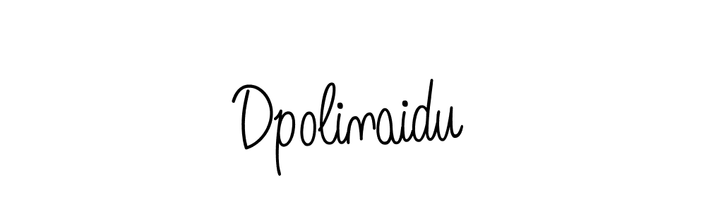 Design your own signature with our free online signature maker. With this signature software, you can create a handwritten (Angelique-Rose-font-FFP) signature for name Dpolinaidu. Dpolinaidu signature style 5 images and pictures png