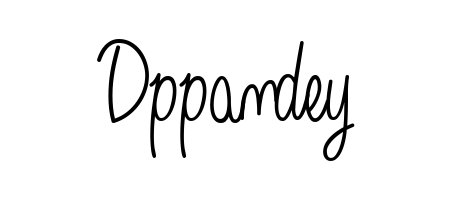 Create a personalized artistic stamp with Dppandey in Angelique-Rose-font-FFP font. Perfect for visual artists, designers, and influencers. Dppandey signature style 5 images and pictures png