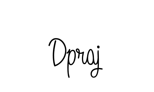 Also we have Dpraj name is the best signature style. Create professional handwritten signature collection using Angelique-Rose-font-FFP autograph style. Dpraj signature style 5 images and pictures png
